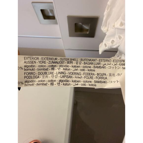 Nine West Rabbit fur jacket-Beige (SIZE M) - Picture 5 of 10